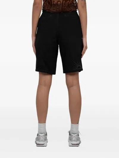 House Of Sunny Embroidered Drawstring Shorts In Multi