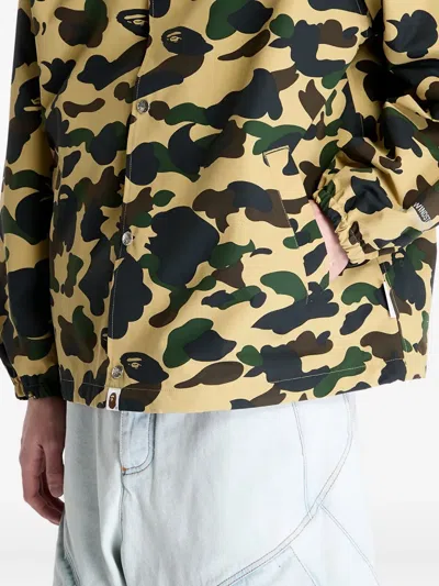 A Bathing Ape Logo-print Camouflage-pattern Jacket In Multi