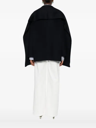 The Dynamis Studio Button-fastening Wool Jacket In Black