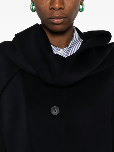 The Dynamis Studio Button-fastening Wool Jacket In Black