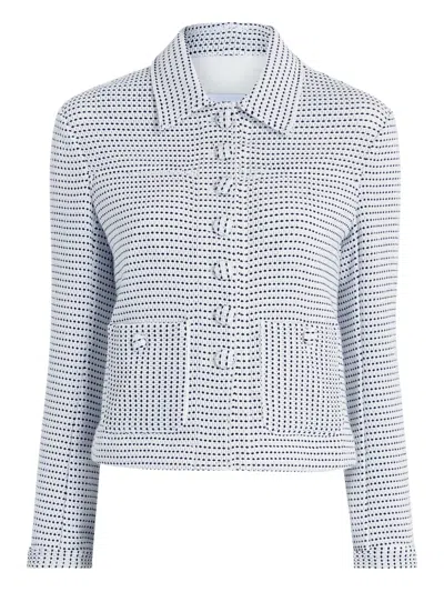 Proenza Schouler White Label Textured-pocket Jacket In Multi