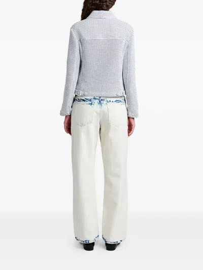 Proenza Schouler White Label Textured-pocket Jacket In Multi