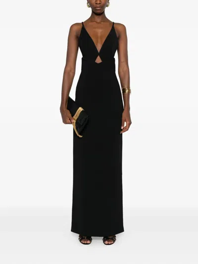 Solace London Milly Maxi Dress In Black