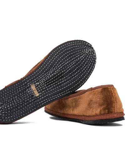 Sentier Velvet Loafers In Brown