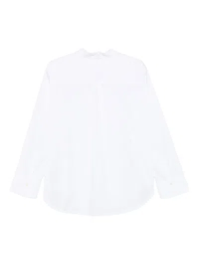 Marc O'polo Long-sleeve Collared Shirt In White