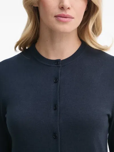 Filippa K Button-front Wool Cardigan In Blue