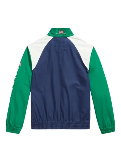 Polo Ralph Lauren Zip-front Jacket In Blue