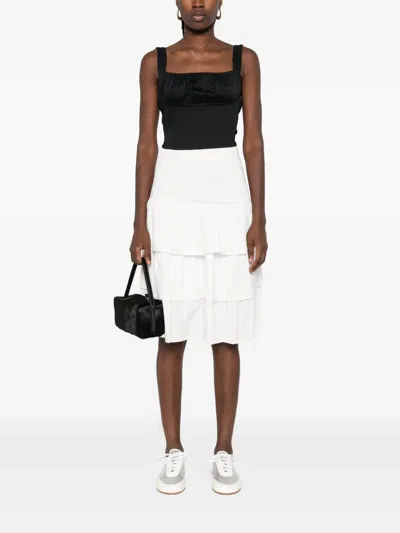 Gimaguas Square-neck Bodysuit In Black