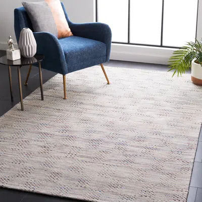 Safavieh Marbella Hand Made Area Rug, Blue / Beige Contemporary Style Non-shedding In Neutral