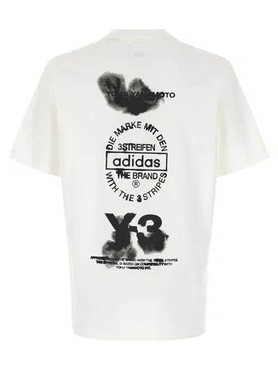 Y-3 Classic Chest Logo Cotton T-shirt In White