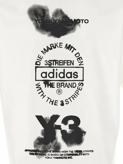 Y-3 Classic Chest Logo Cotton T-shirt In White