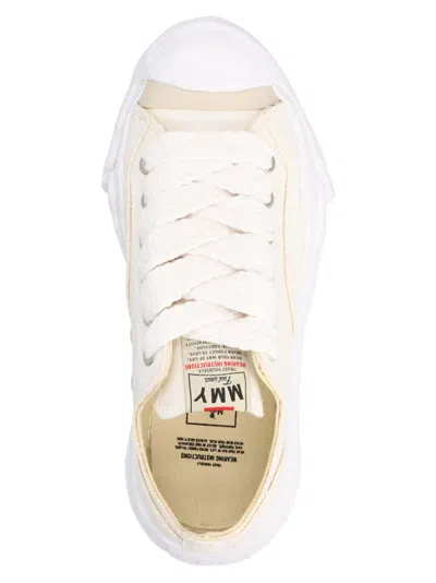 Miharayasuhiro Peterson23 Distressed Sneakers In White