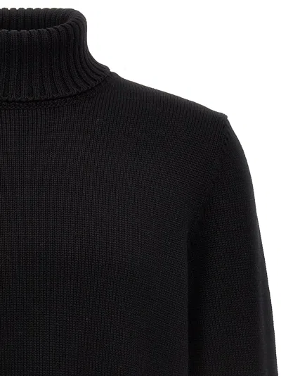 Zanone Virgin-wool Sweater In Black