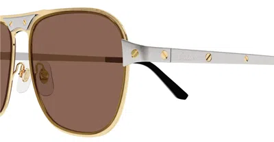 Cartier Sunglasses In Gold