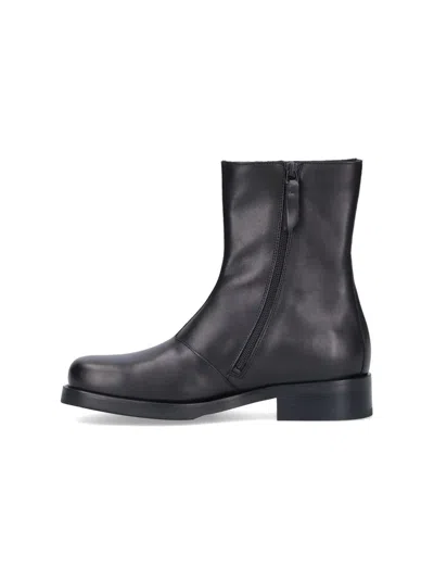 Our Legacy Camion Boot Boots In Black Leather In Black