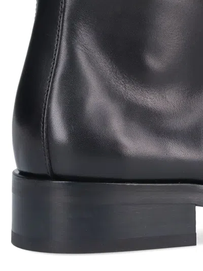 Our Legacy Camion Boot Boots In Black Leather In Black