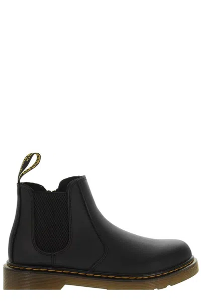 Dr. Martens Round Toe Chelsea Boots In Black