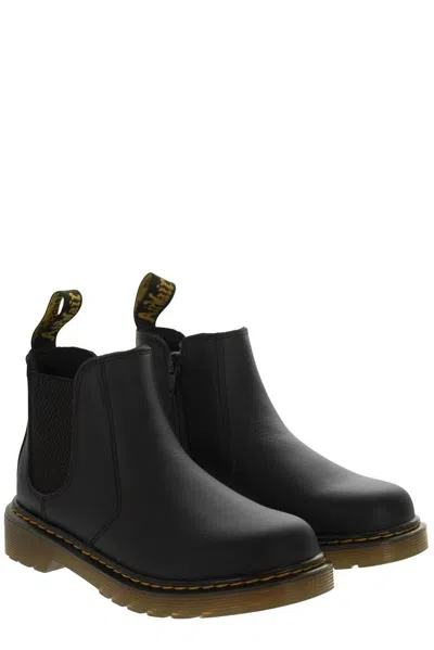Dr. Martens Round Toe Chelsea Boots In Black