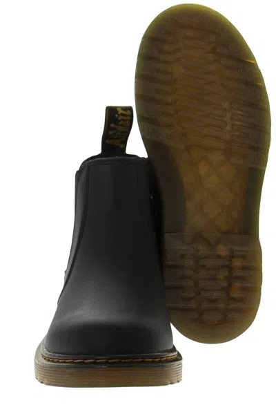 Dr. Martens Round Toe Chelsea Boots In Black