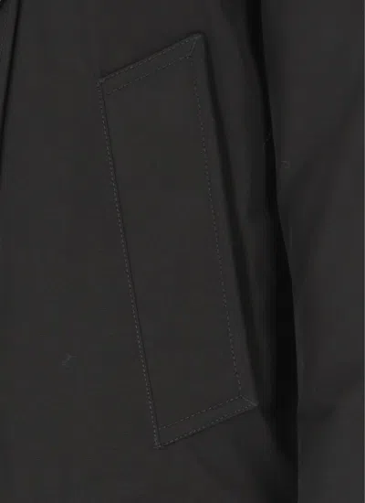 Woolrich Arctic Parka Detachable Fur In Black