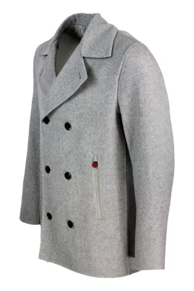 Kiton Jackets In Gray