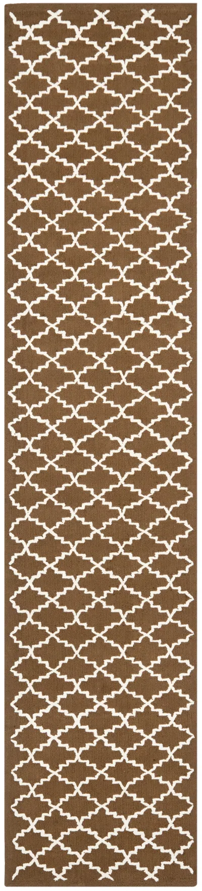 Safavieh Newport Hand Made Area Rug, Chocolate / Ivory Contemporary Style Non-shedding In Brown