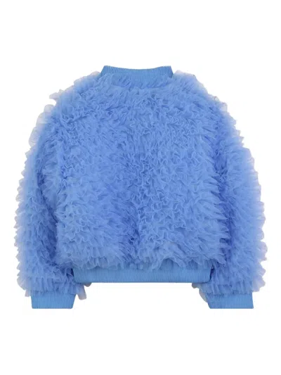 Billieblush ラッフル ボンバージャケット In Blue