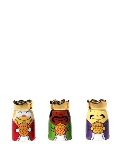 Alessi Re Magi Figurine Set (set Of Three) In Multi