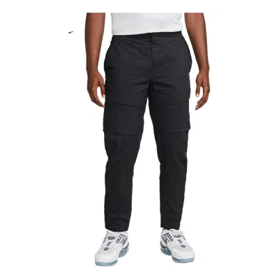 Nike Techpack Solid Color Breathable Woven Athleisure Casual Sports Pants Black