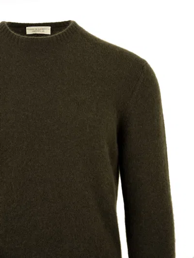 Filippo De Laurentis Sweaters Military In Green