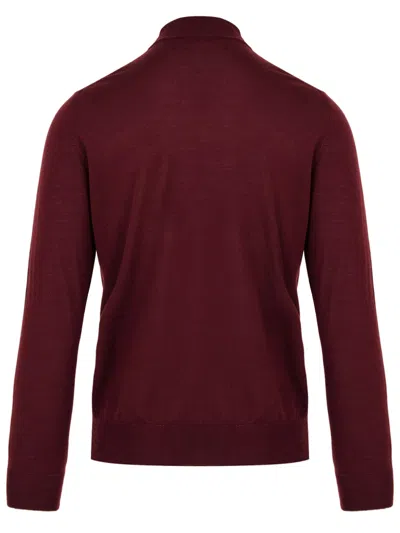 Filippo De Laurentis Sweaters Bordeaux In Burgundy