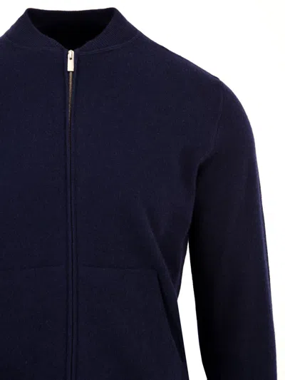 Filippo De Laurentis Sweaters In Blue