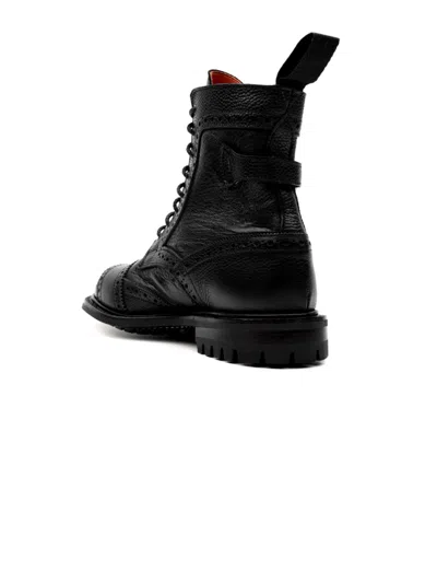 Tricker's Boots Black In Black