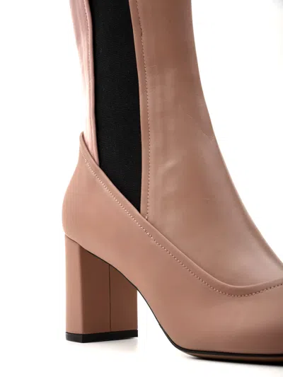 L'autre Chose Boots Pink In Brown