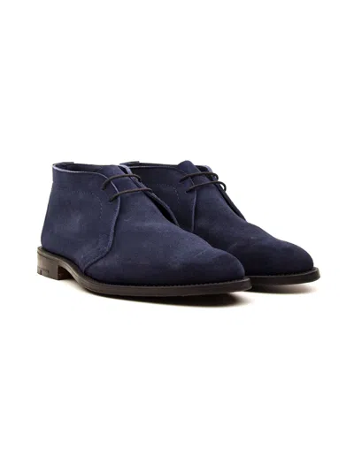 Tricker's Boots Blue In Blue