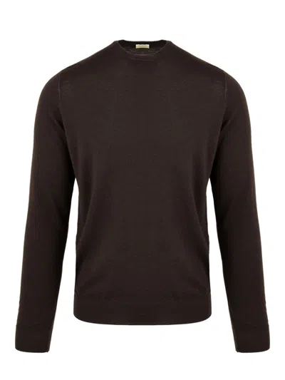 Filippo De Laurentis Sweaters In Brown