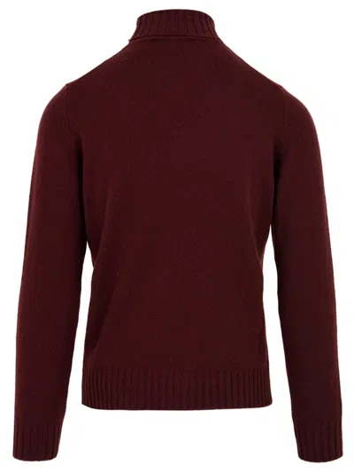 Filippo De Laurentis Sweaters Bordeaux In Burgundy