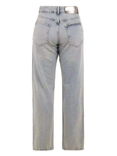 Gaëlle Gaelle Trousers Blue In Gray