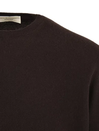 Filippo De Laurentis Sweaters In Brown