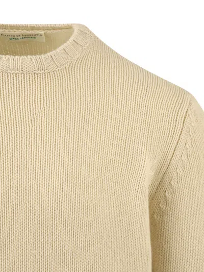 Filippo De Laurentis Sweaters In Neutral