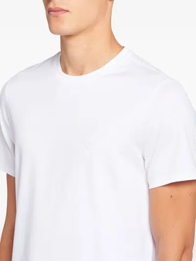 Prada Men's Cotton T-shirt With Logo In White