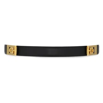 Ferragamo Gancini Extendable Hug Belt In Brown
