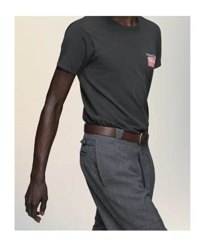 Maison Margiela Overdyed Cotton I M A Fan T-shirt In Black