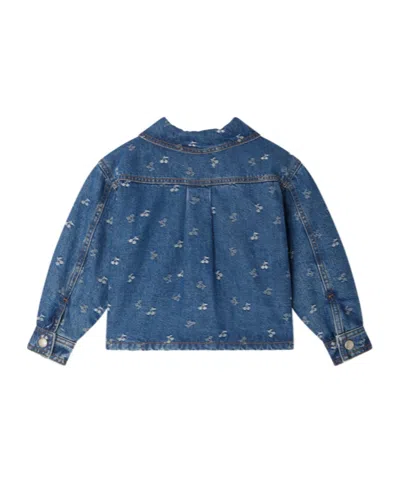Bonpoint Long Sleeve Casual Jacket In Blue