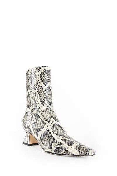 Aeyde Regal Heel Patterned Boots In Multi