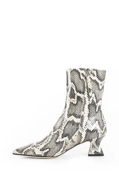 Aeyde Regal Heel Patterned Boots In Multi