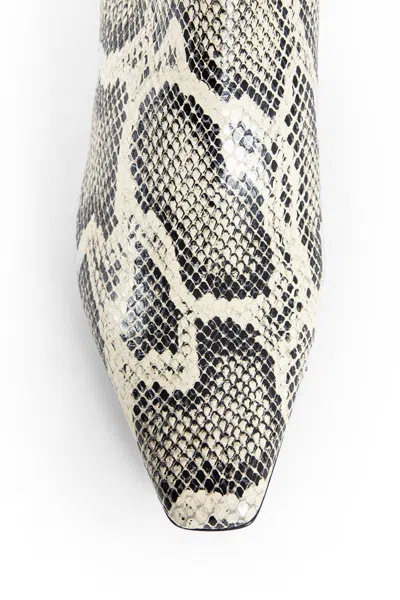 Aeyde Regal Heel Patterned Boots In Multi