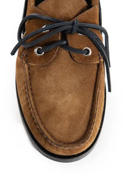 Aeyde Harris Cow Suede Leather Tobacco Loafers Tobacco In Multi