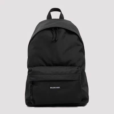 Balenciaga Urban Explorer Backpack With Front Zip Pocket In Black