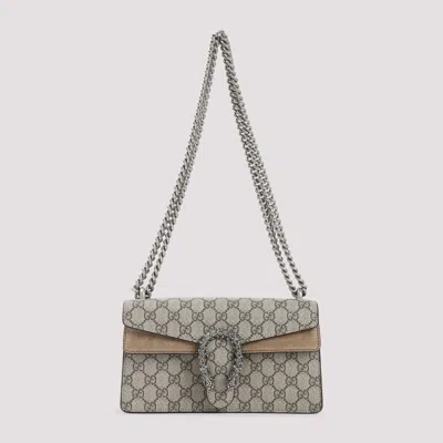 Gucci Beige Dionysus Medium Shoulder Bag In Multi